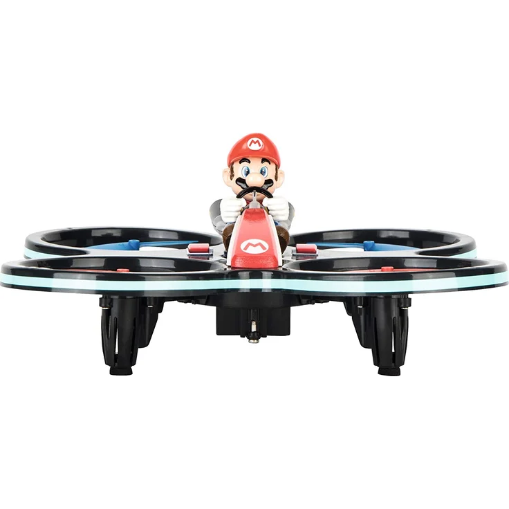 Carrera RC Mini Mario-Copter, Rot/Schwarz │ Ferngesteuerter Elektro-Helikopter für drinnen & draußen │mit Ersatz-Rotorblättern & Fernbedienung │ Spielzeug für Kinder ab 8 Jahren & Erwachsene – Bild 3