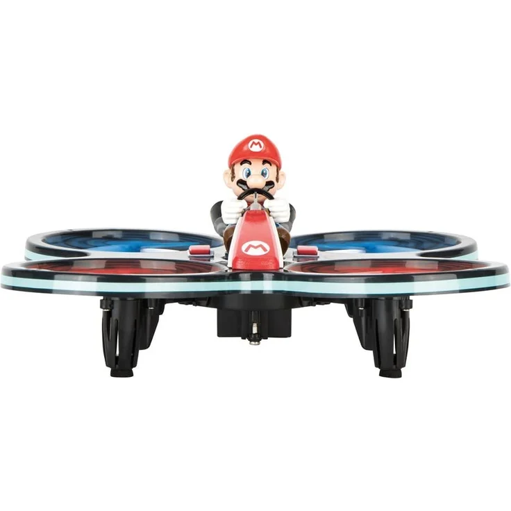 Carrera RC Mini Mario-Copter, Rot/Schwarz │ Ferngesteuerter Elektro-Helikopter für drinnen & draußen │mit Ersatz-Rotorblättern & Fernbedienung │ Spielzeug für Kinder ab 8 Jahren & Erwachsene – Bild 2