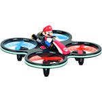 Carrera RC Mini Mario-Copter, Rot/Schwarz │ Ferngesteuerter Elektro-Helikopter für drinnen & draußen │mit Ersatz-Rotorblättern & Fernbedienung │ Spielzeug für Kinder ab 8 Jahren & Erwachsene