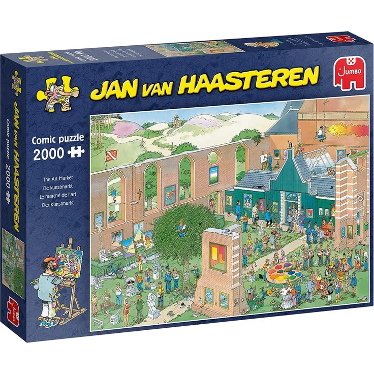 puzzlespiel Jan van Haasteren The Art Market 2000 Teile