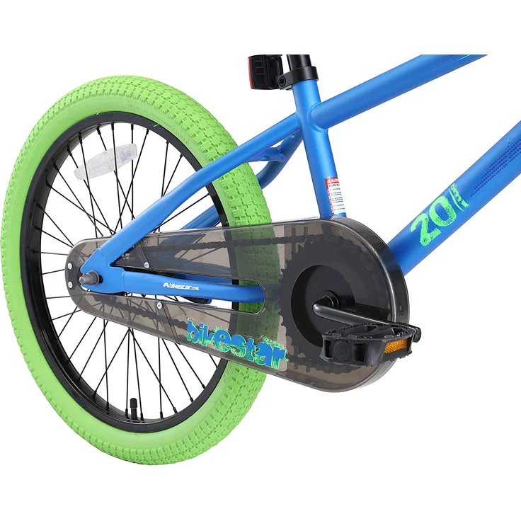 Bikestar BMX Kinderfahrrad 20 Zoll - Blau Grün – Bild 7