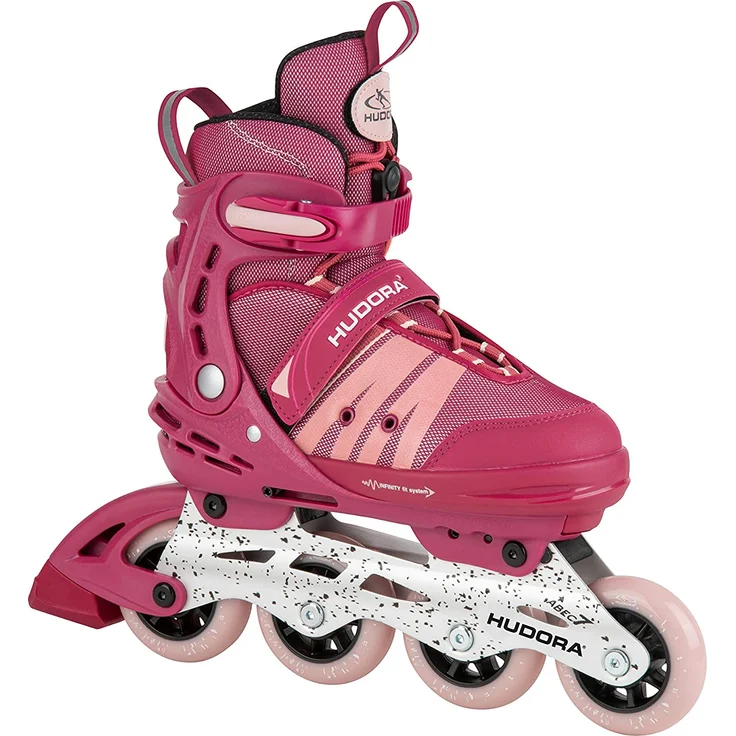 HUDORA Inline Skates Comfort, Softboot Inliner Rollschuhe verstellbar in Länge & Breite – Bild 1