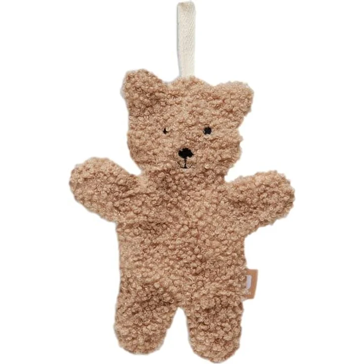 Jollein Teddybär Schnullertuch Biscuit Braun – Bild 1