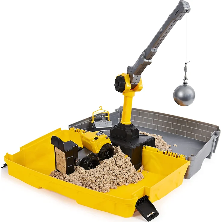 Kinetic Sand Baustellen Koffer mit 907 g Braun 3 Jahr(e) Junge/Mädchen – Bild 2