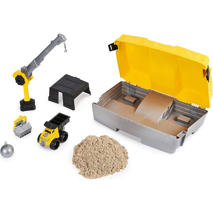 Kinetic Sand Baustellen Koffer mit 907 g Braun 3 Jahr(e) Junge/Mädchen – Bild 5
