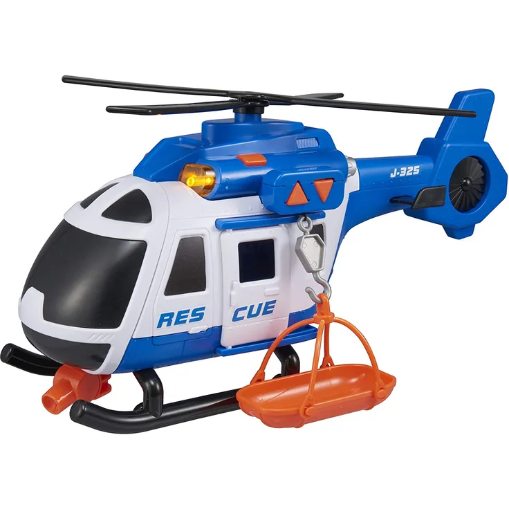 Teamsterz 1416393 Licht und Sound Rescue Hubschrauber
