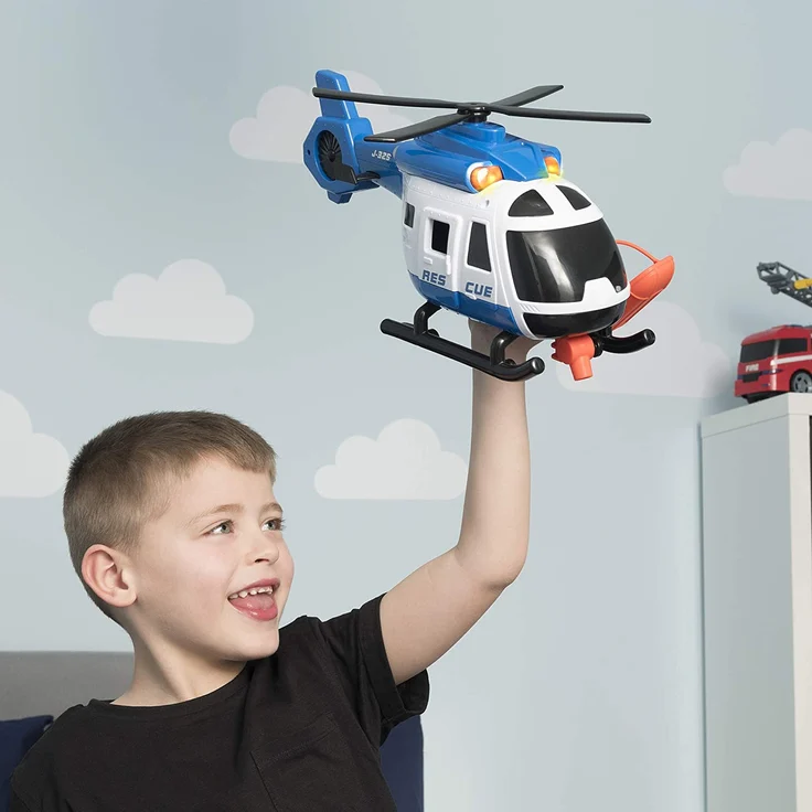 Teamsterz 1416393 Licht und Sound Rescue Hubschrauber – Bild 9
