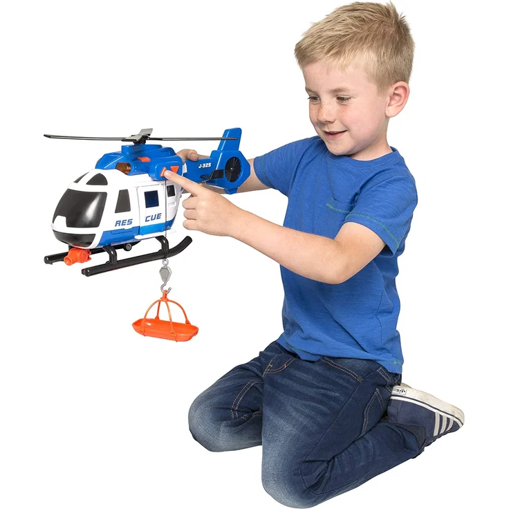 Teamsterz 1416393 Licht und Sound Rescue Hubschrauber – Bild 8