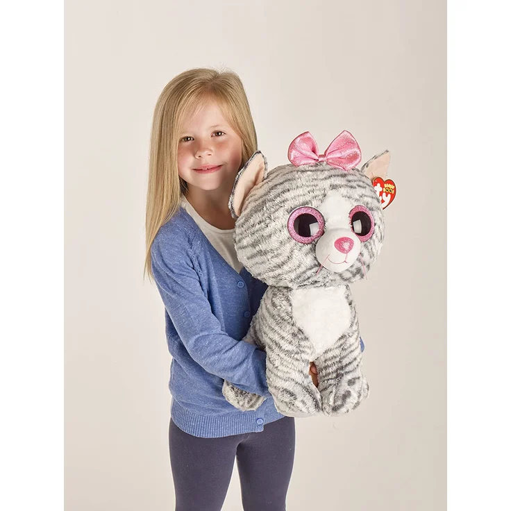 TY Kiki 36838 Katze MTI Glitzeraugen, Grau – Bild 8