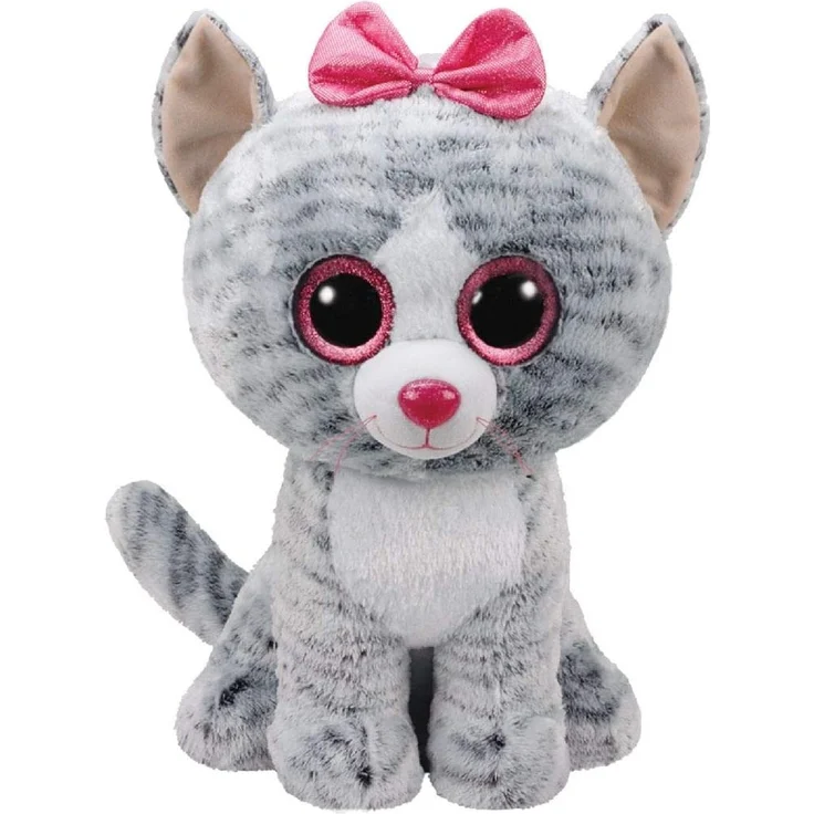 TY Kiki 36838 Katze MTI Glitzeraugen, Grau – Bild 1