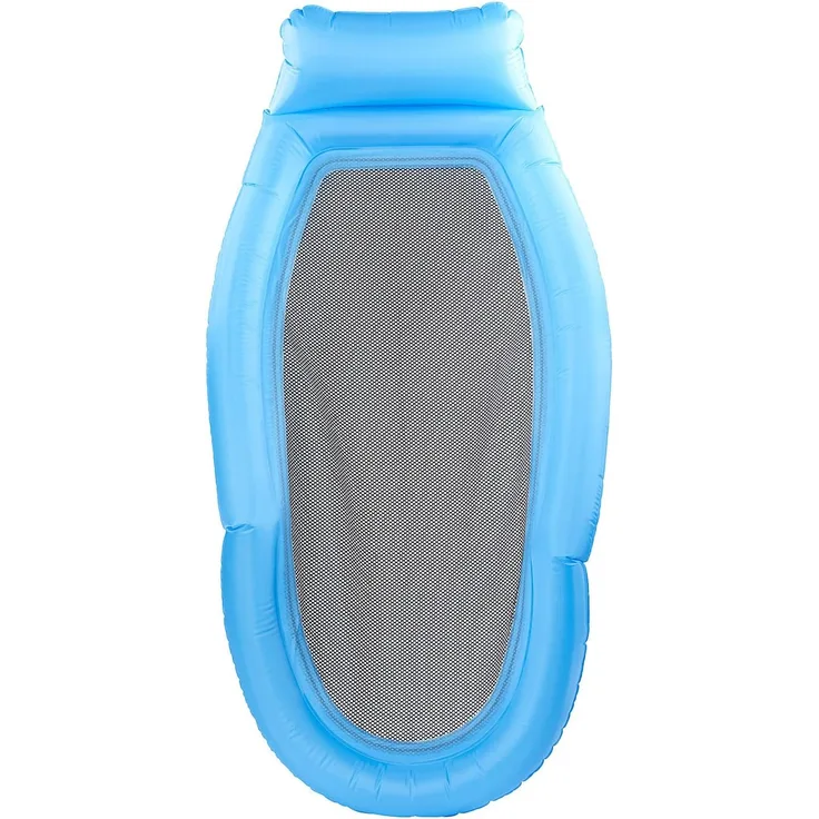 infactory Luftmatratze mit Netz: Wasser-Hängematte mit Netz-Liegefläche & Transport-Tasche, 178 x 94 cm (Wasserhängematte mit Netz)