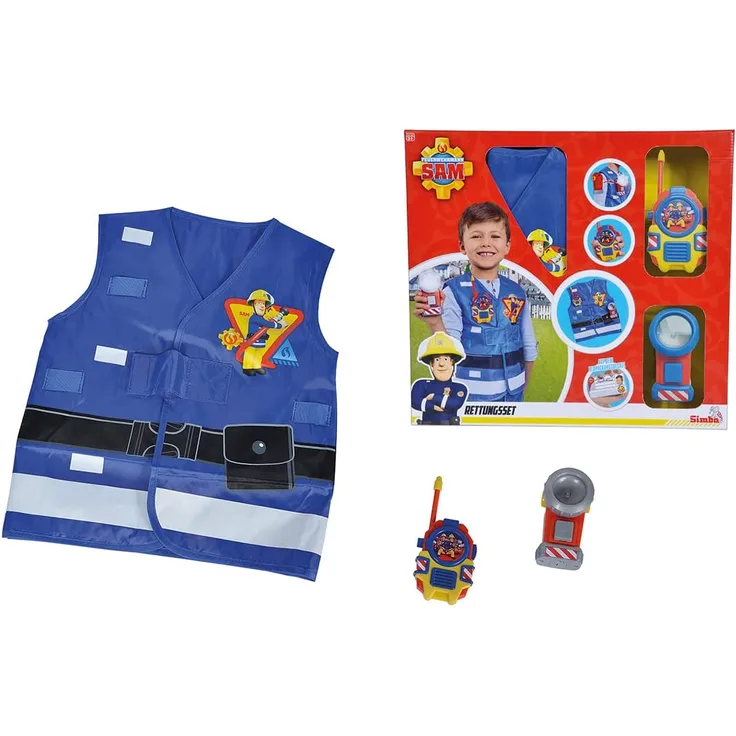 Simba feuerwehrmann-Set Feuerwehrmann Sam junior blau 3-teilig