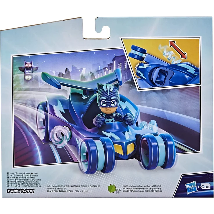 PJ Masks Luxus-Katzenflitzer Fahrzeug, Vorschulspielzeug, Katzenflitzer mit Catboy Action-Figur für Kinder ab 3 Jahren – Bild 5