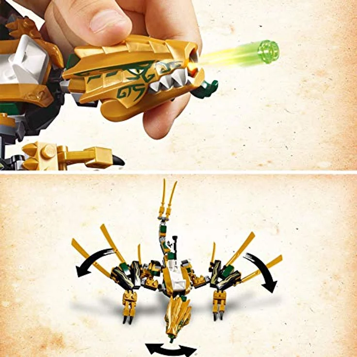 LEGO NINJAGO 70666 'Goldener Drache', 171 Teile, ab 7 Jahren – Bild 6