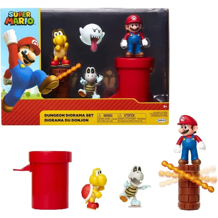 Nintendo Dungeon Diorama Set, 6 cm