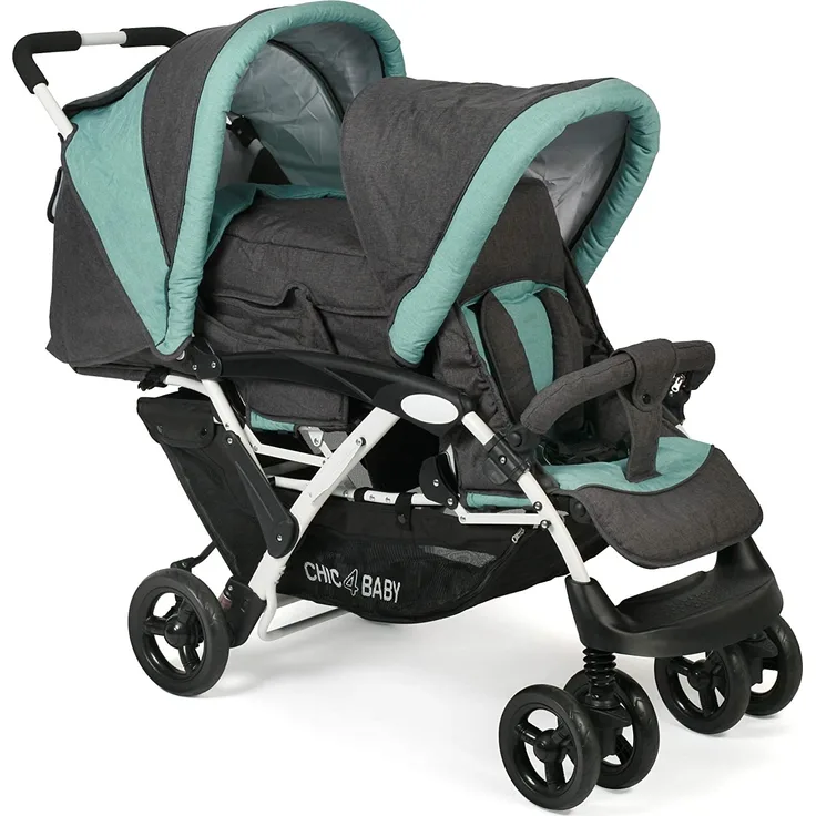 Chic 4 Baby Geschwisterwagen Duo Melange Mint
