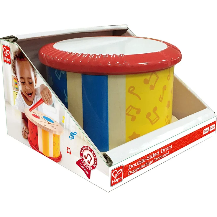 Hape E0608 Doppelseitige Trommel, Mehrfarbig – Bild 6
