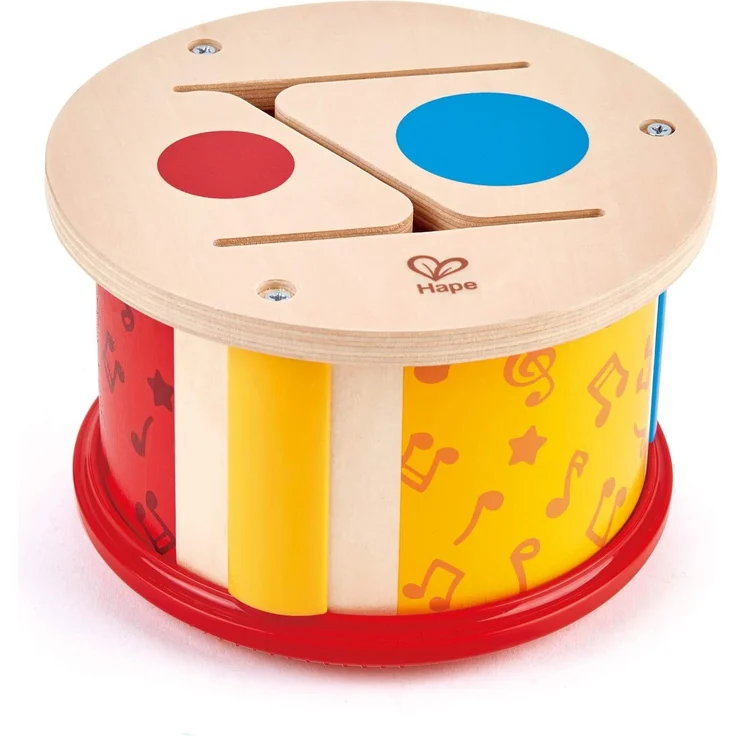 Hape E0608 Doppelseitige Trommel, Mehrfarbig – Bild 1