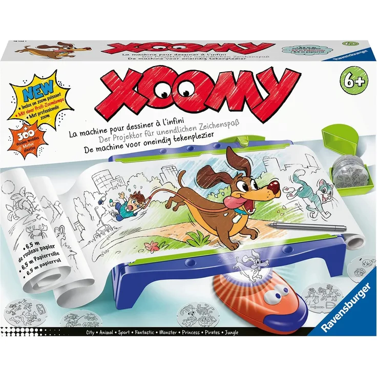 Ravensburger Xoomy Maxi A4 18142 - Zeichnen und Malen lernen für Kinder ab 6 Jahren, Über 300 Motiven und 6,5m Papierrolle für unendlichen Zeichenspaß [Exklusiv bei Amazon] - Preisvergleich