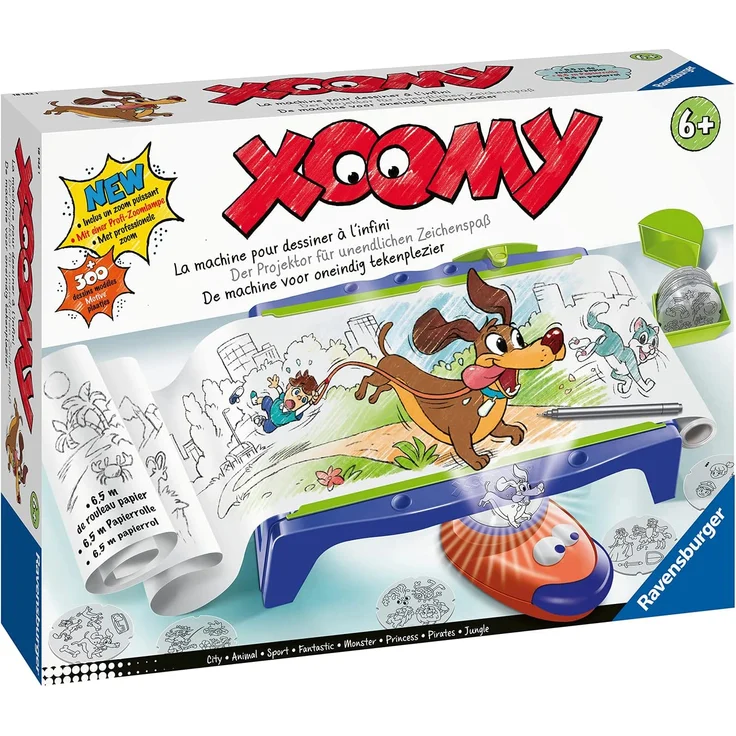 Ravensburger Xoomy Maxi A4 18142 - Zeichnen und Malen lernen für Kinder ab 6 Jahren, Über 300 Motiven und 6,5m Papierrolle für unendlichen Zeichenspaß [Exklusiv bei Amazon] - Preisvergleich – Bild 7