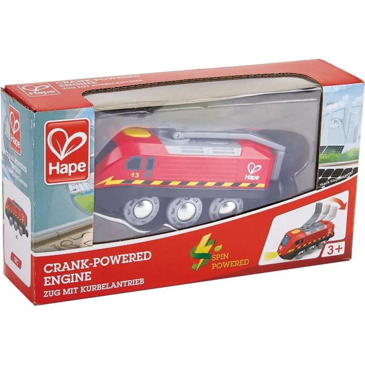 Hape Zug mit Kurbelantrieb Eisenbahnwelt - Preisvergleich – Bild 2