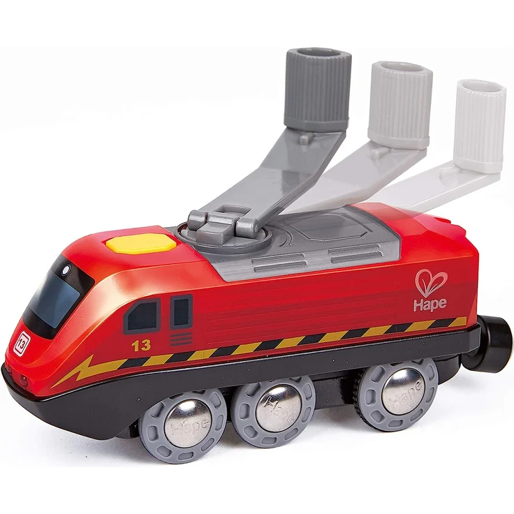 Hape Zug mit Kurbelantrieb Eisenbahnwelt - Preisvergleich – Bild 4
