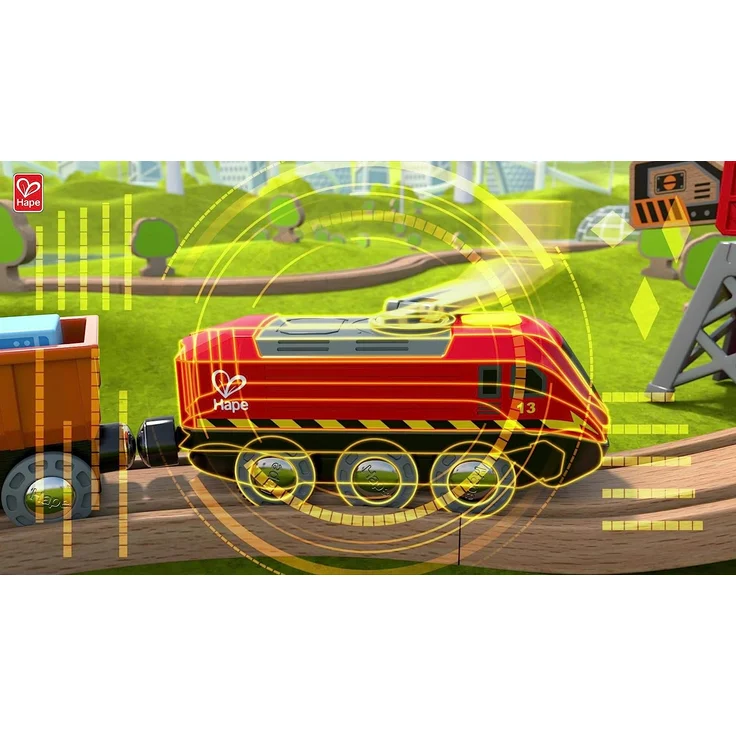 Hape Zug mit Kurbelantrieb Eisenbahnwelt - Preisvergleich – Bild 6