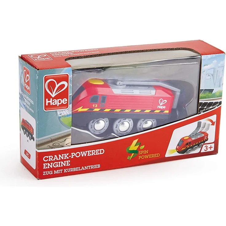 Hape Zug mit Kurbelantrieb Eisenbahnwelt - Preisvergleich – Bild 5