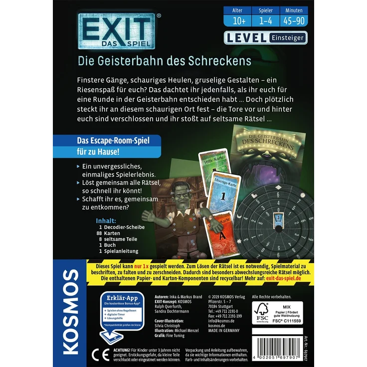 EXIT- Das Spiel Die Geisterbahn des Schreckens – Bild 2