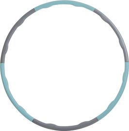 Schildkröt Fitness – FITNESS-HOOP mit Massagewellen, grey-skyblue, 100 cm