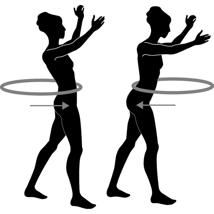 Schildkröt Fitness - FITNESS-HOOP mit Massagewellen, grey-skyblue, # 100cm – Bild 6