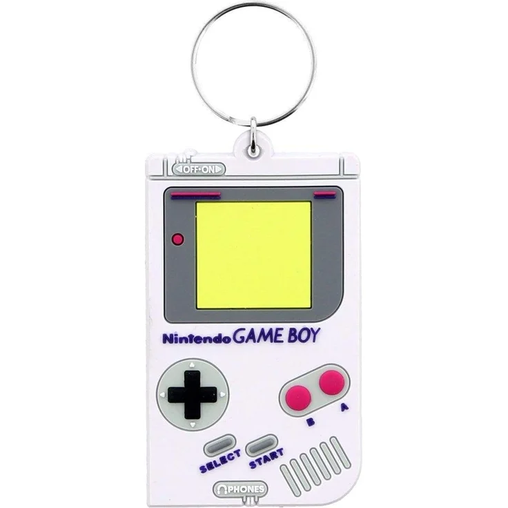 Pyramid International schlüsselanhänger Nintendo Gameboy 6 cm weiß – Bild 4