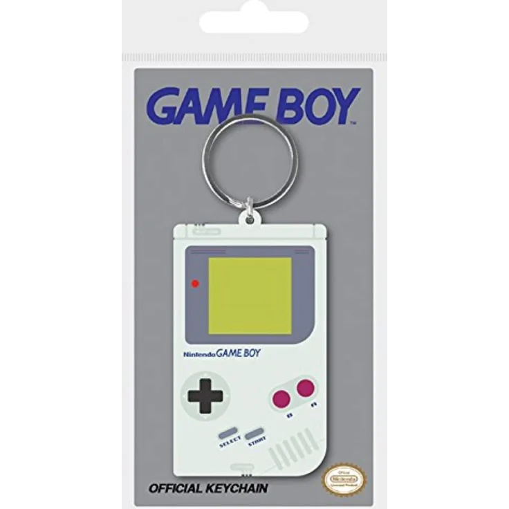 Pyramid International schlüsselanhänger Nintendo Gameboy 6 cm weiß – Bild 1