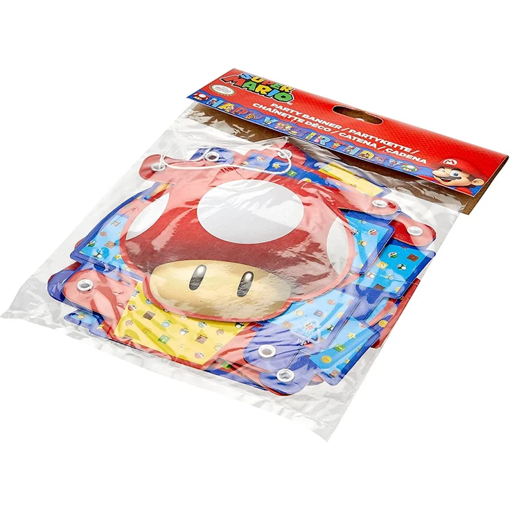 Amscan Partykette Super Mario 190 x 15 cm – Bild 5