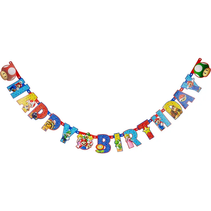 Amscan Partykette Super Mario 190 x 15 cm