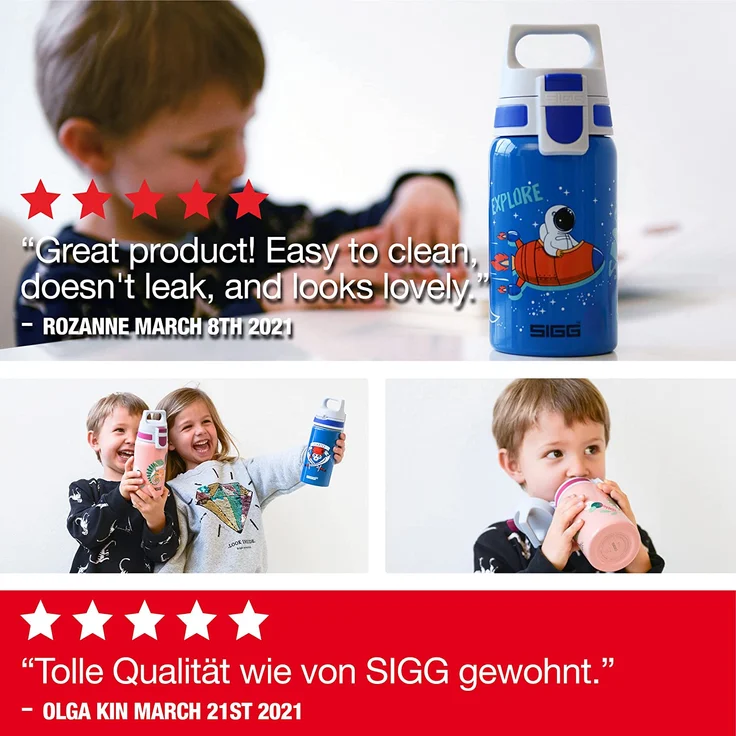 Sigg Shield One Kids jungle - Größe 500 ml – Bild 4
