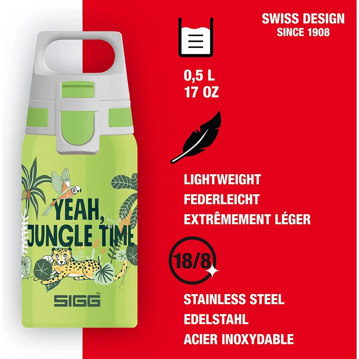 Sigg Shield One Kids jungle - Größe 500 ml – Bild 2