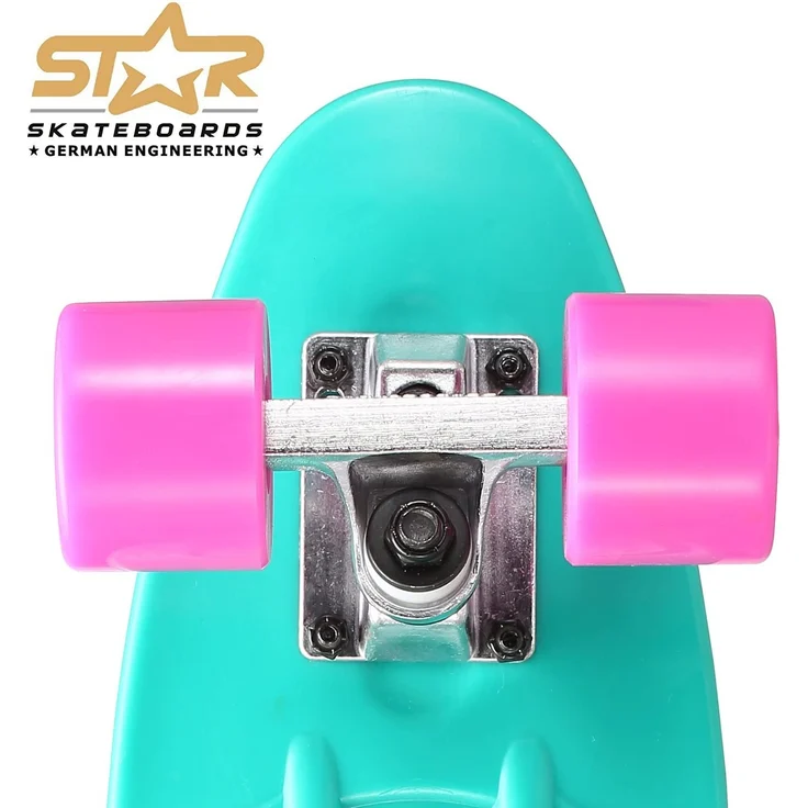 STAR-SKATEBOARDS Vintage Retro Cruiser Skateboard – Bild 3