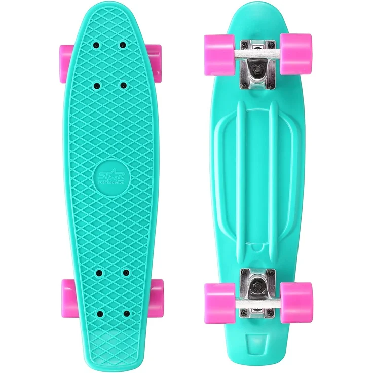 STAR-SKATEBOARDS Vintage Retro Cruiser Skateboard – Bild 1