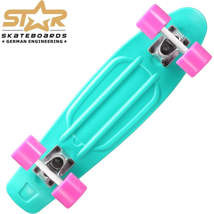 STAR-SKATEBOARDS Vintage Retro Cruiser Skateboard – Bild 5