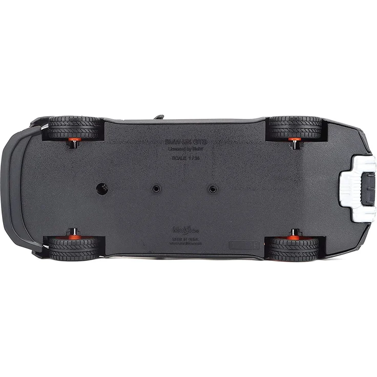 Bauer Spielwaren BMW M4 GTS: Originalgetreues Modellauto 1:24, mit Abgasanlage, bewegliche Türen, Koffer-/Motorraum zum Öffnen, 20 cm, grau (531246) – Bild 9