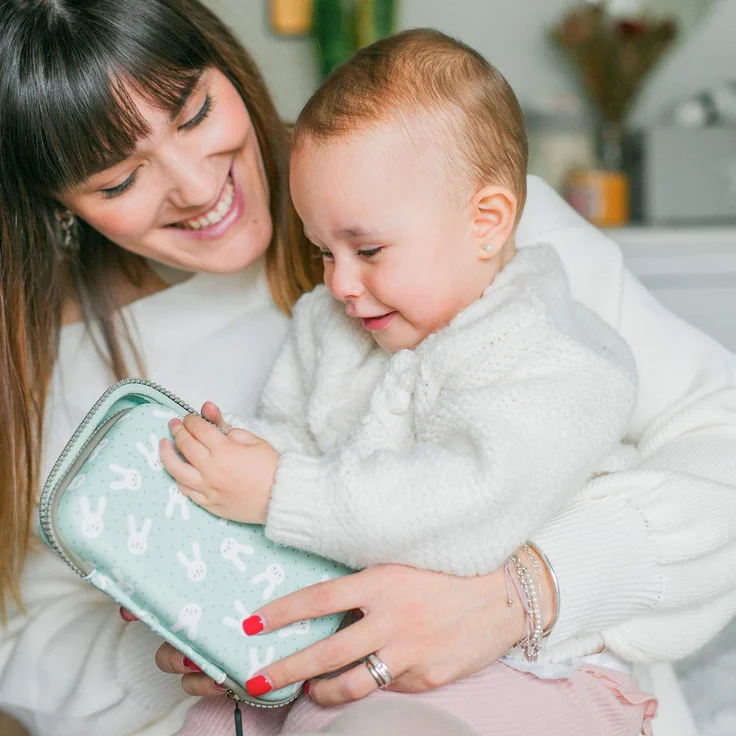 Suavinex, Baby Maniküre-Set mit Bürste, Kamm, Zahnbürste, Schere, Feile, Nagelknipser, Farbe Grün – Bild 10