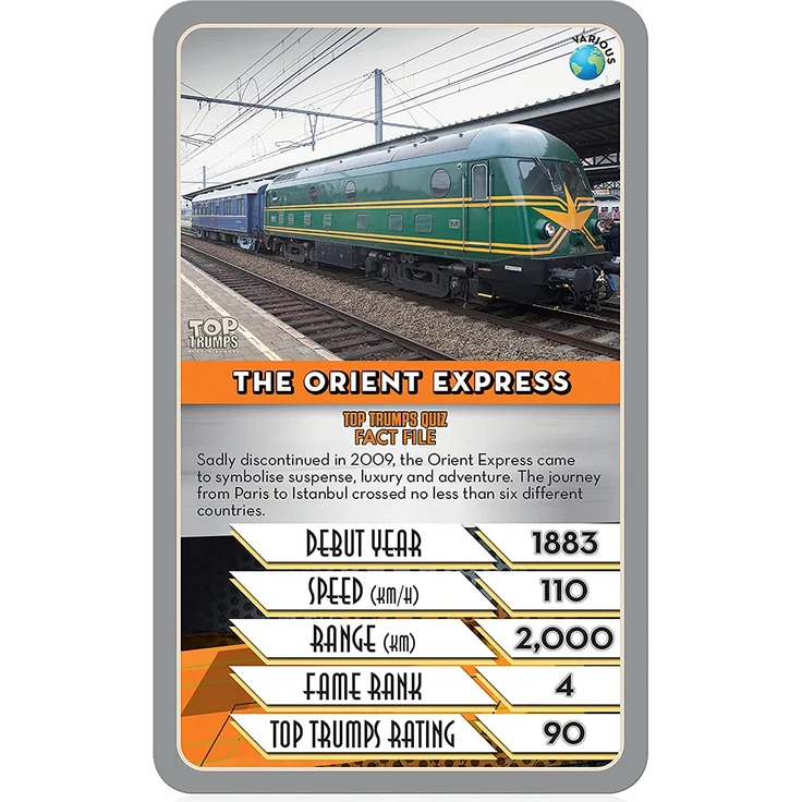 Winning Moves Trains Top Trumps Card Game (ENGLISH) – Bild 2