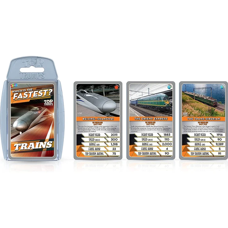 Winning Moves Trains Top Trumps Card Game (ENGLISH) – Bild 5