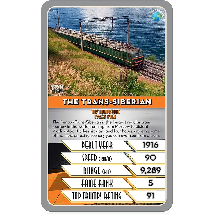Winning Moves Trains Top Trumps Card Game (ENGLISH) – Bild 3