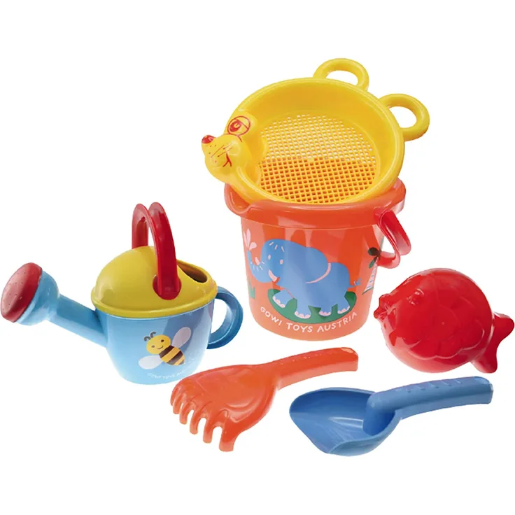 GOWI 558-38 Sand Set Maus, 6teilig, Sandkästen und Sandspielzeug