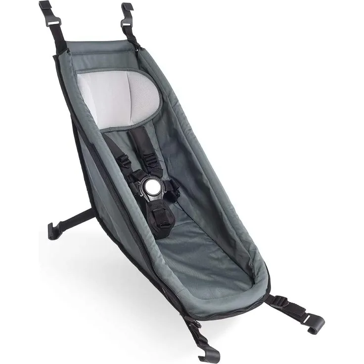 Croozer Babyhängematte für Fahrradanhänger Kid ab 2014, Graphite blue - Preisvergleich