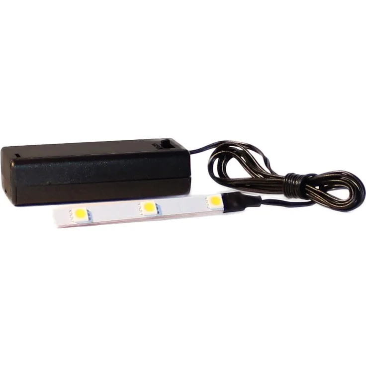 Kahlert Licht 69911 LED-Beleuchtungsstreifen mit Batteriebox, schwarz - Preisvergleich