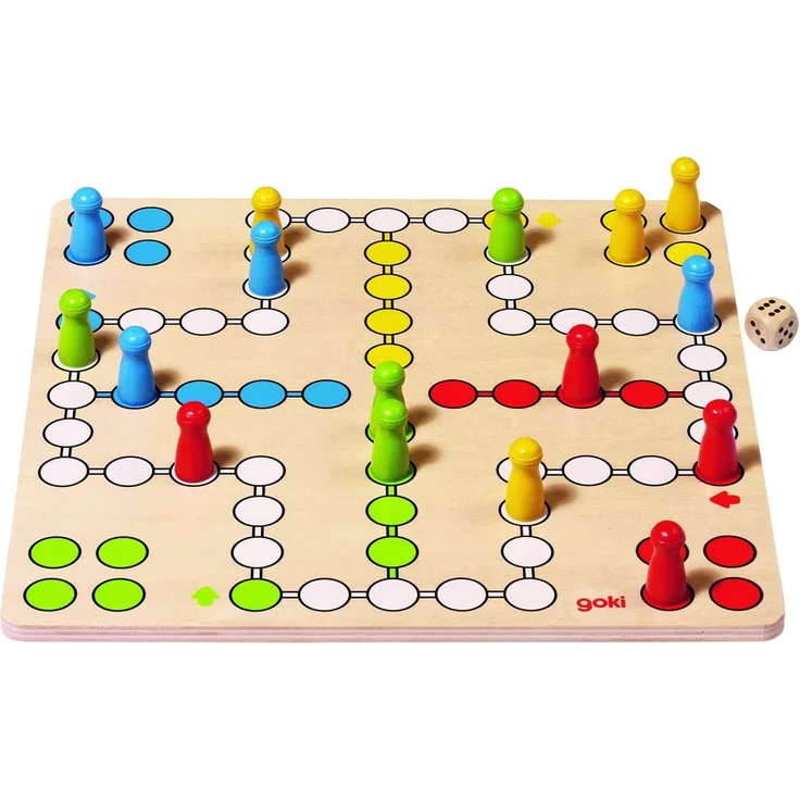 Goki 56710 - Brettspiel - Ludo, Basic – Bild 2