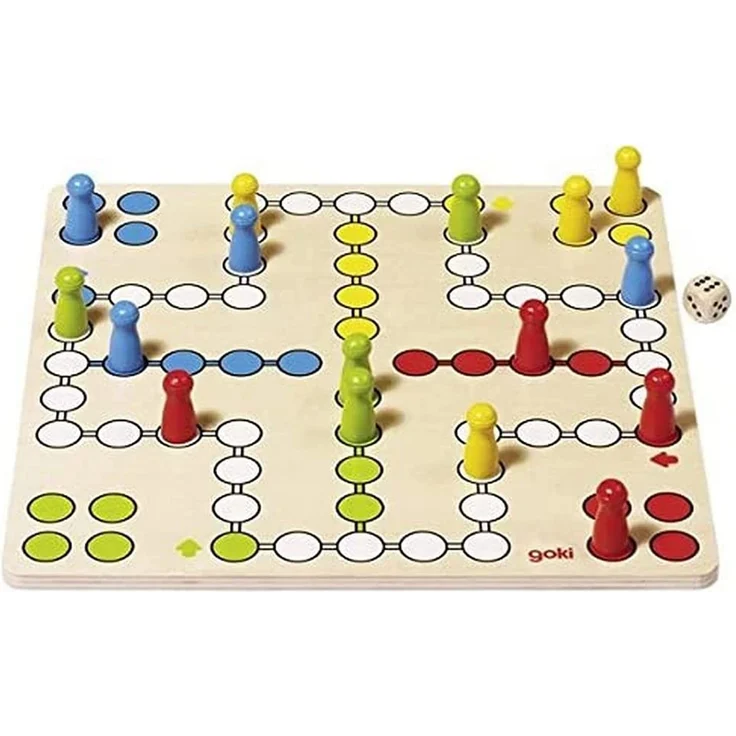 Goki 56710 - Brettspiel - Ludo, Basic – Bild 1